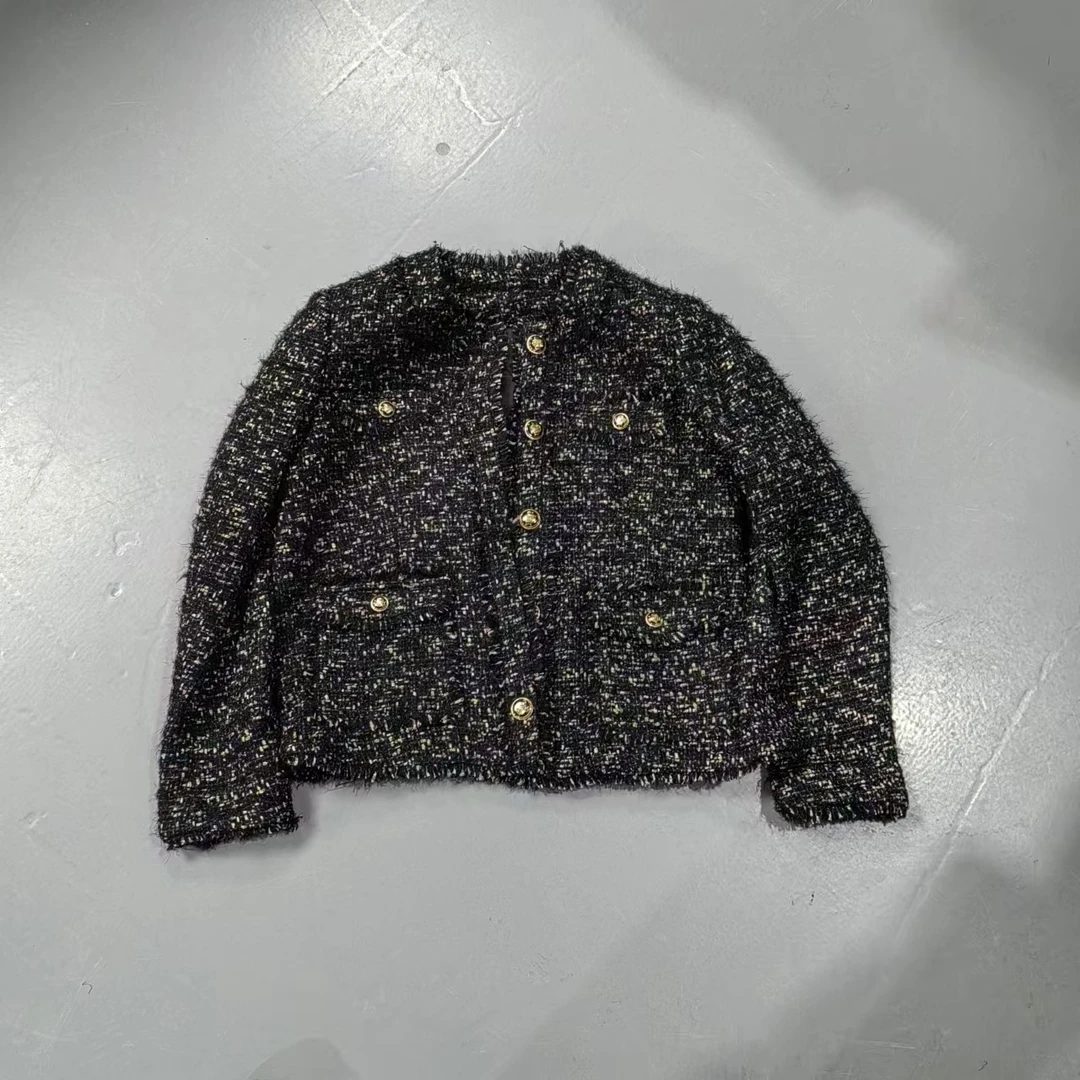 【南油玲姐】黑色小香风新款外套84540