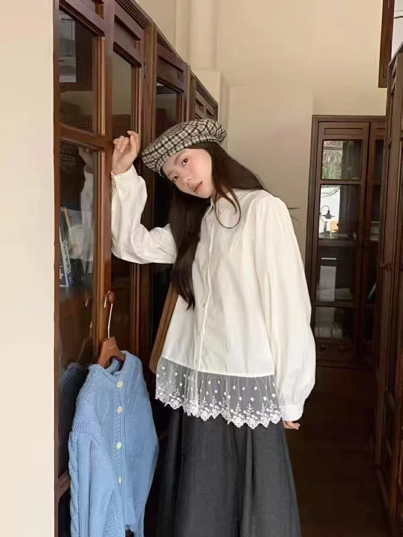 9062水洗棉拼接衬衣