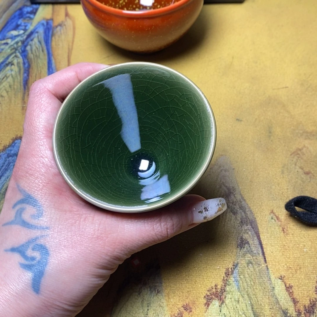茶盏建盏喝茶主人杯茶杯