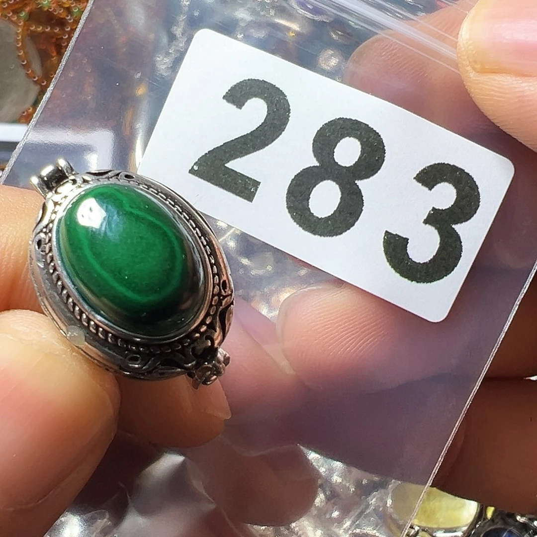 孔雀石戒指未镶嵌