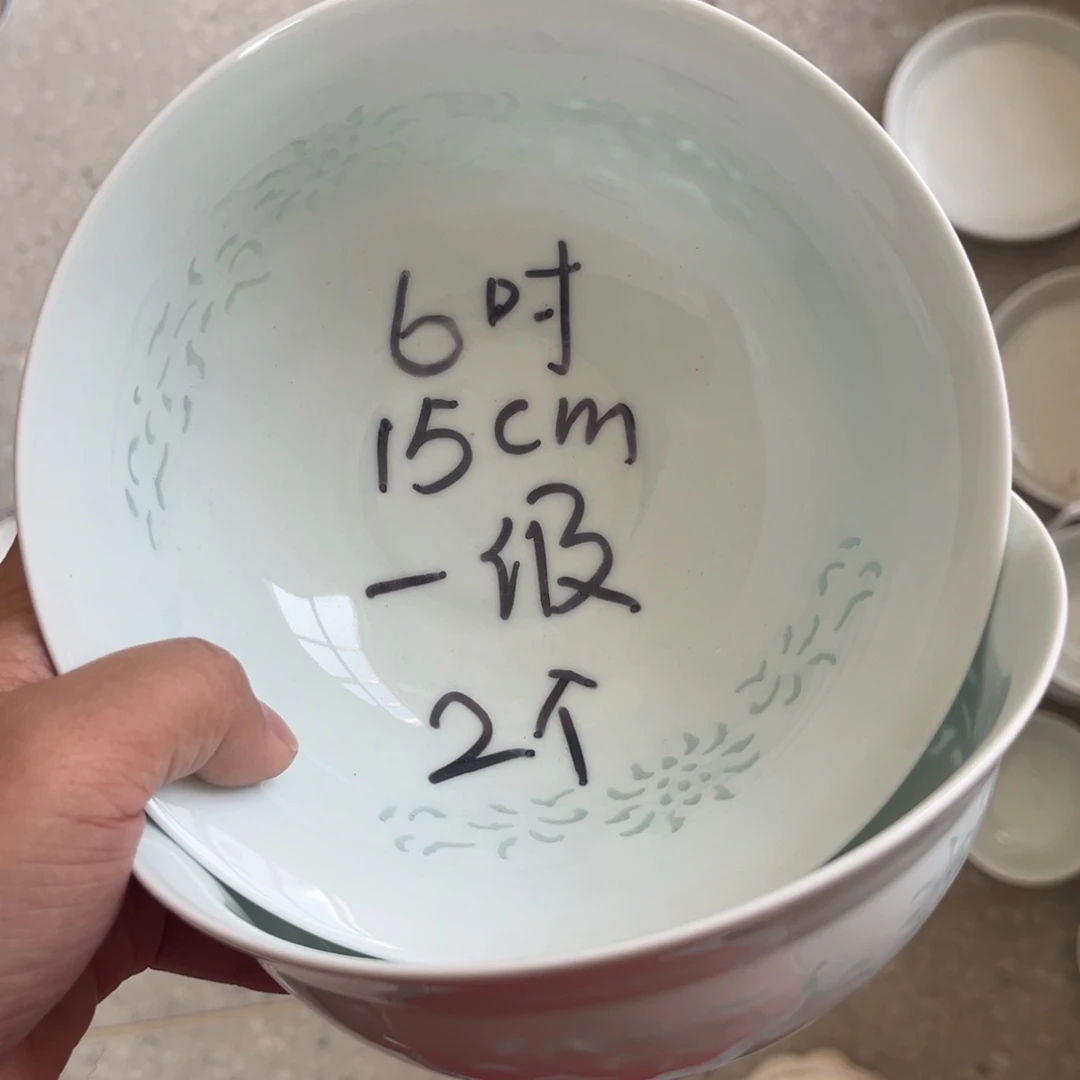 白泥景德镇高温细白瓷餐具