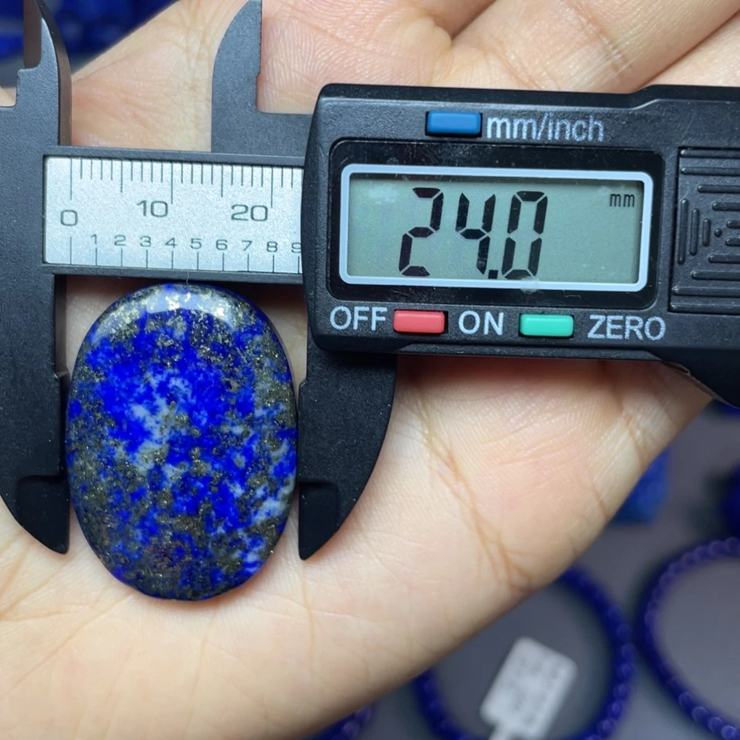 未镶嵌青金石24×34mm裸石蛋面配饰