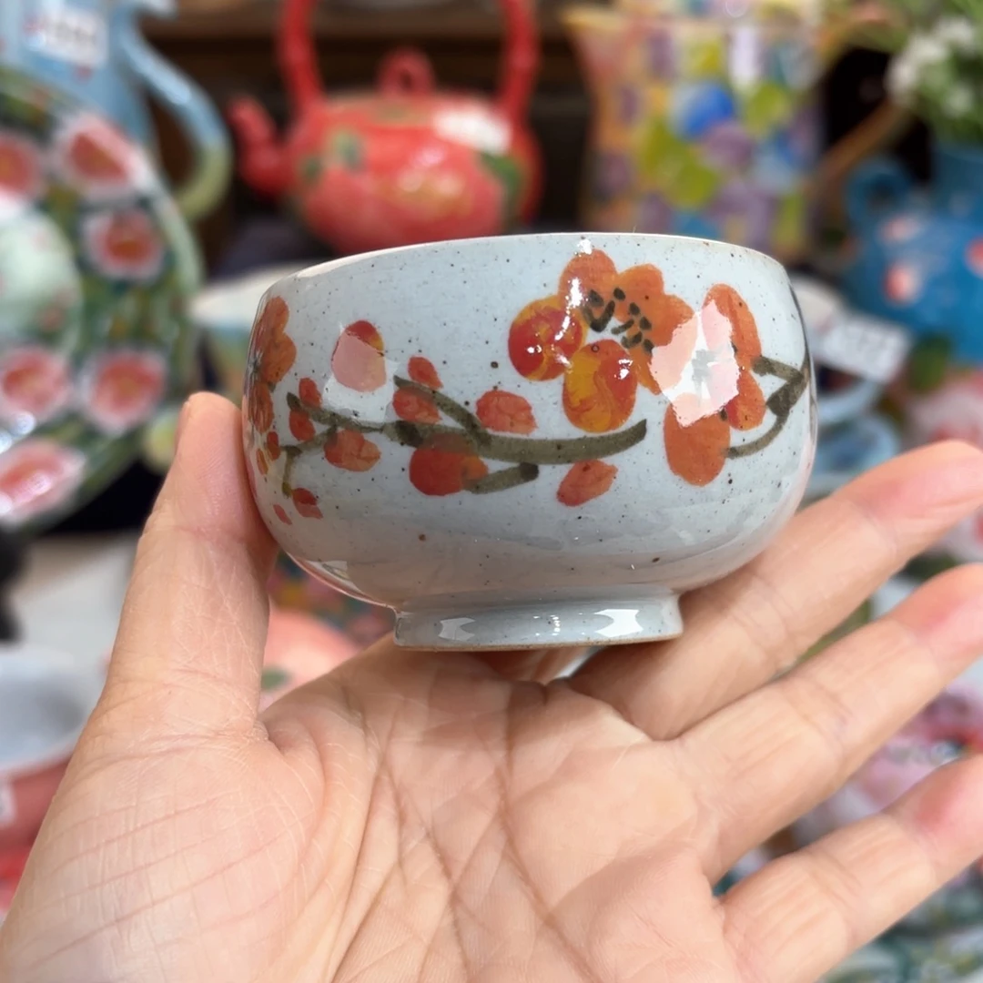 景德镇手绘高温釉下彩陶瓷茶具