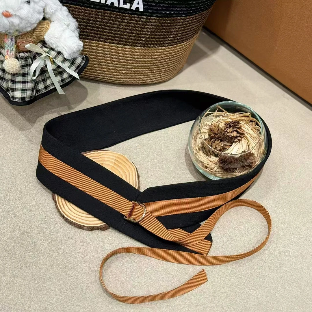 [68岁小姐姐]2025最新款韩系撞色时尚高级感气质百搭腰封PRE 5001