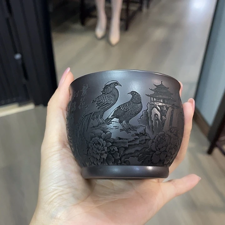 茶壶紫砂全全手工打造