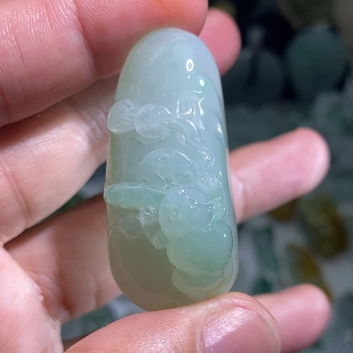 定制翡翠未镶嵌冰胶块