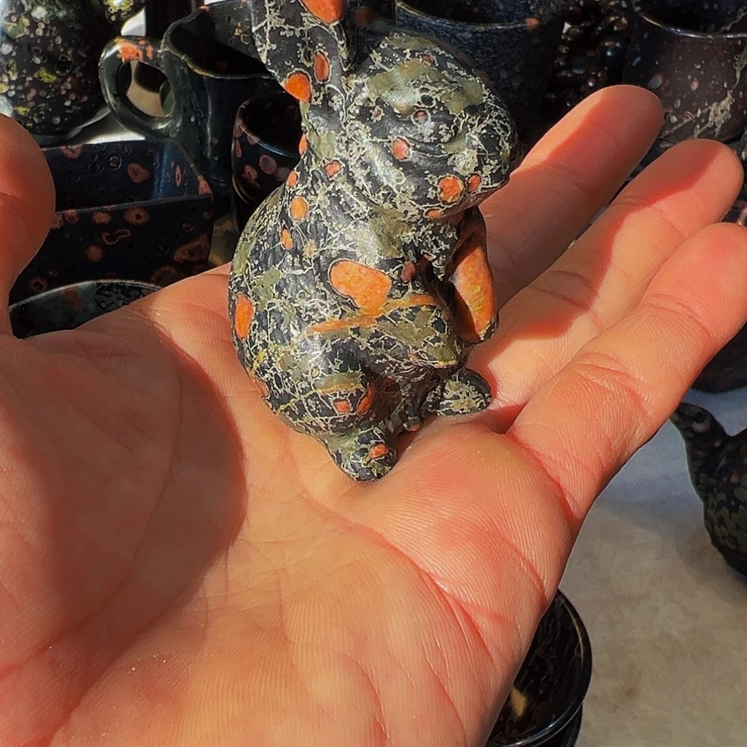 梅花玉鱼缸石茶周边微瑕不退不换