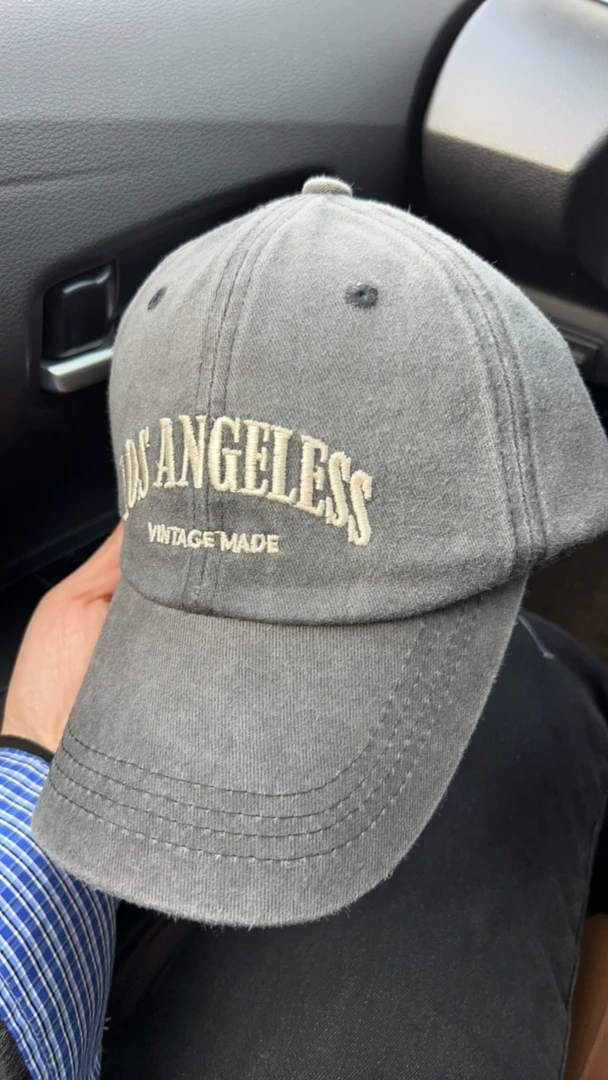 Los韩版经典贴布拼色棒球帽涂层刺绣时尚户外水洗做旧遮阳帽子