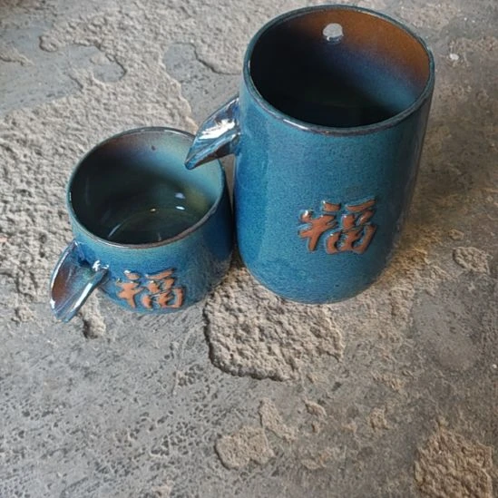 【闪购商品】蓝色两个瑕疵福字流水