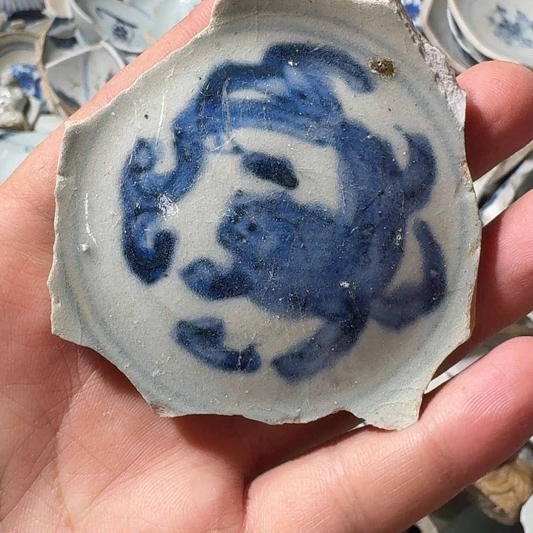太***羊瓷片瓷片标本，顺丰包邮