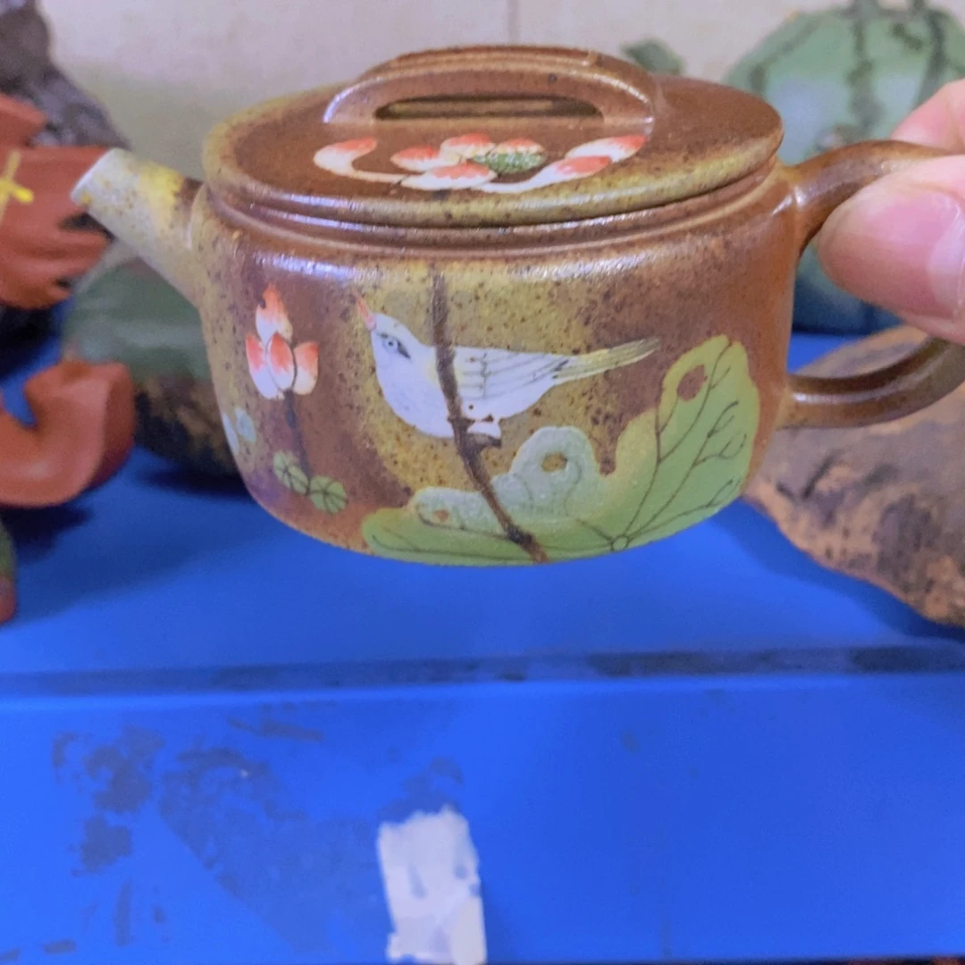 茶杯绿泥淇*紫砂紫砂