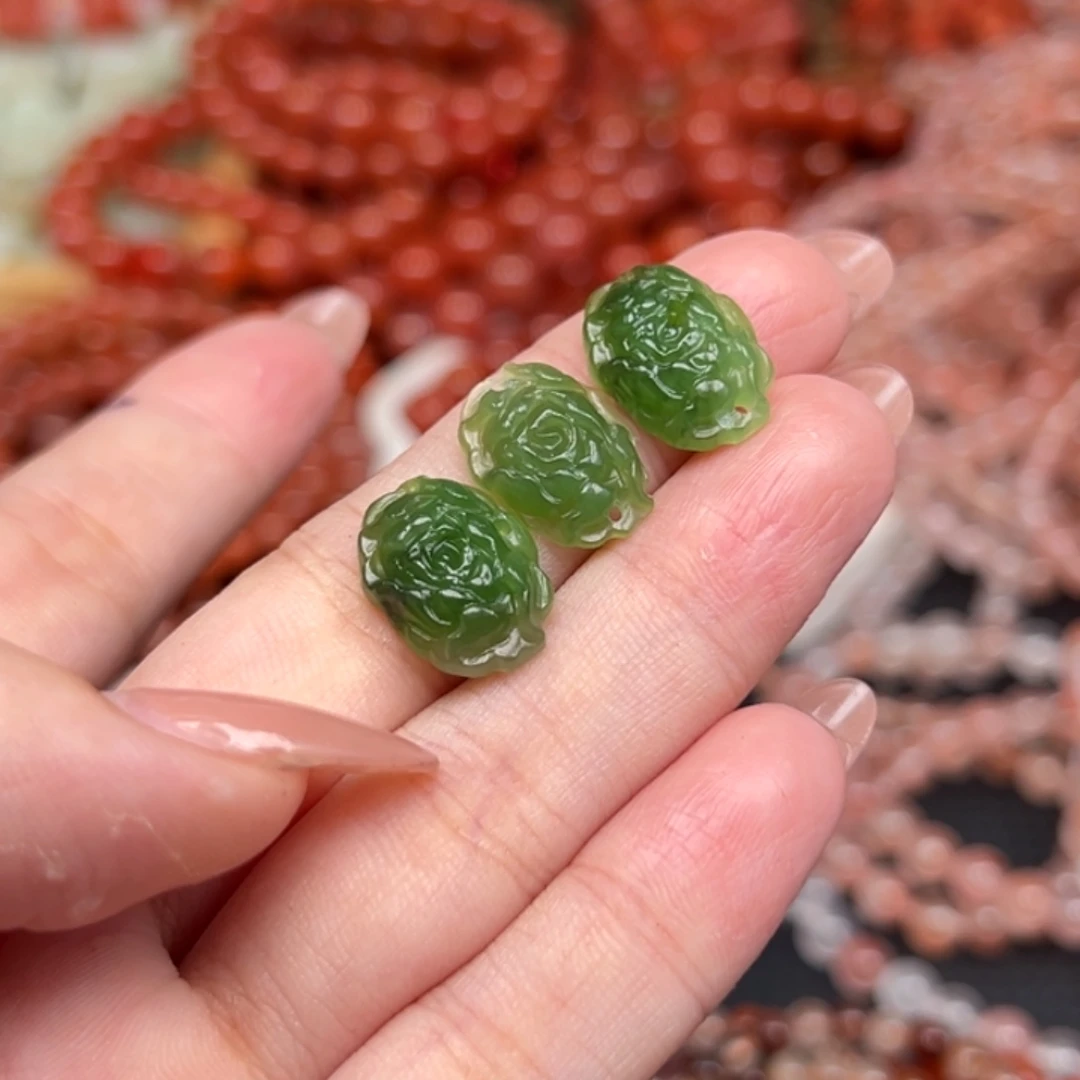 南红玛瑙未镶嵌吊坠(不含链)