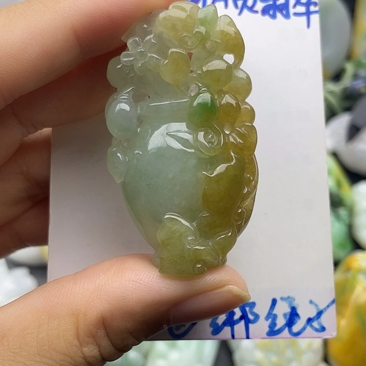 翡翠未镶嵌颈饰天然翡翠