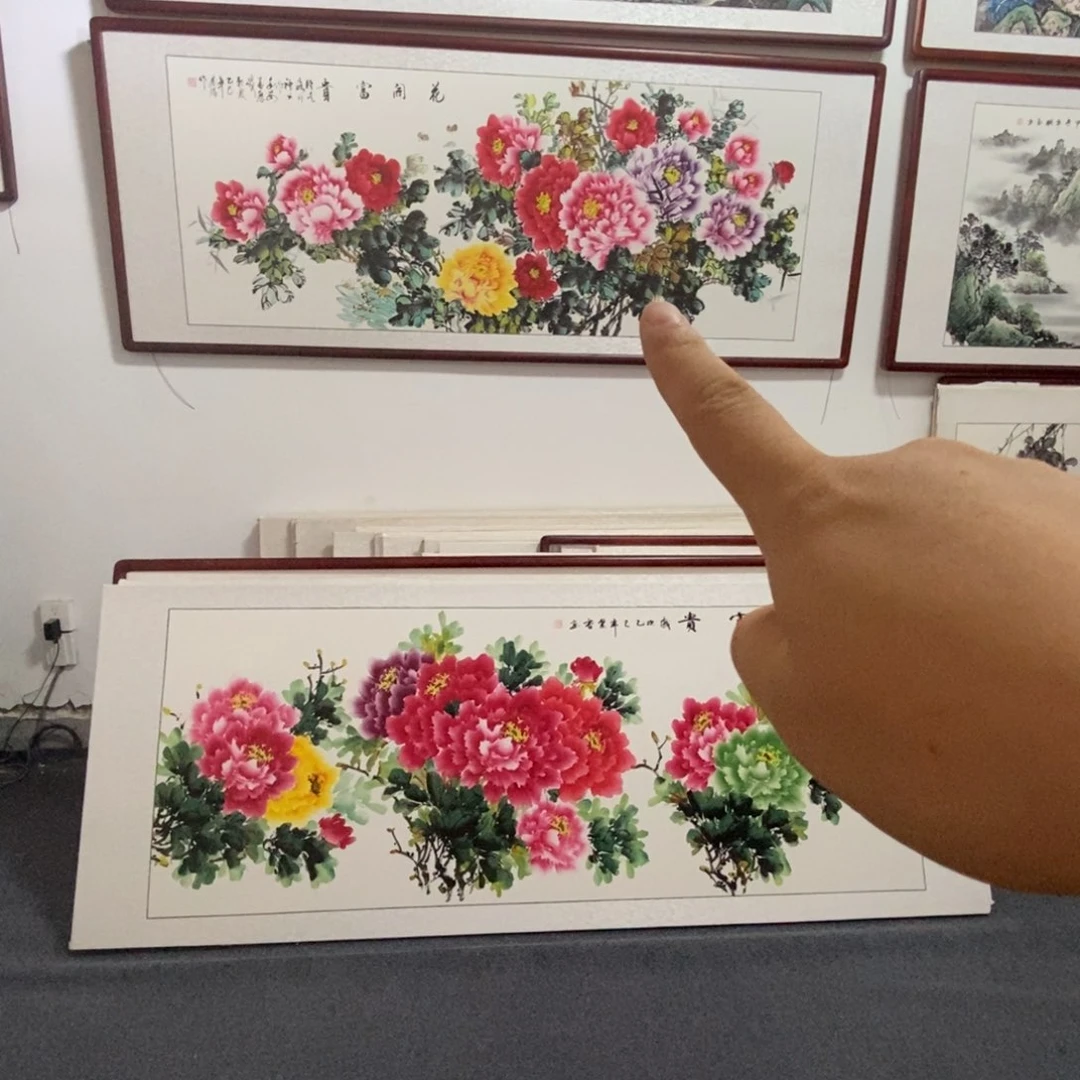 玲***国画215*85尺寸带框包邮送到家