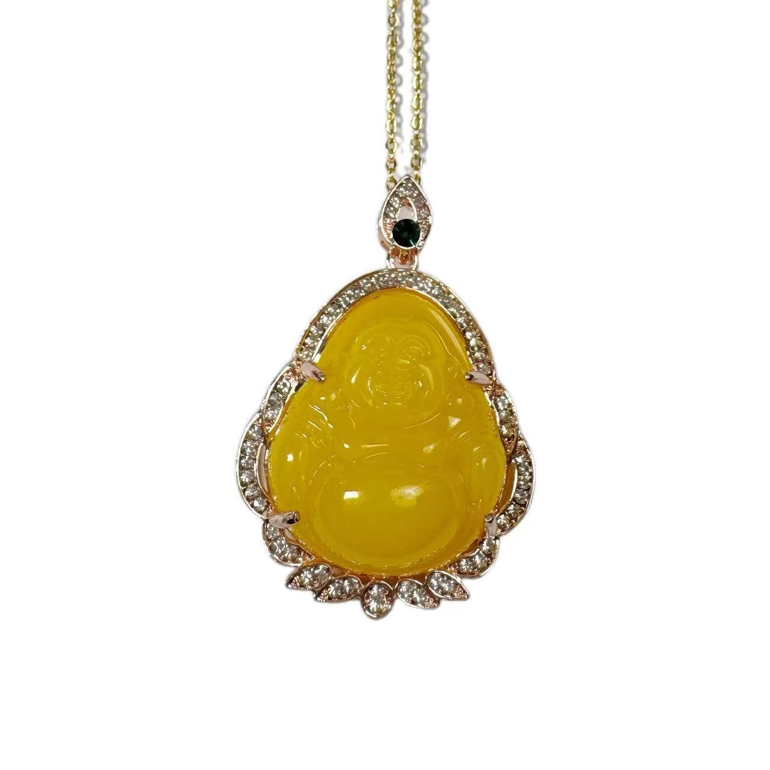 高定柠檬黄大肚佛公   A30 -CDN-2A