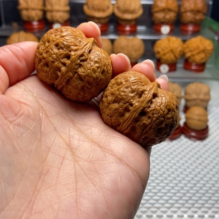 把件文玩核桃27黄金印元宝