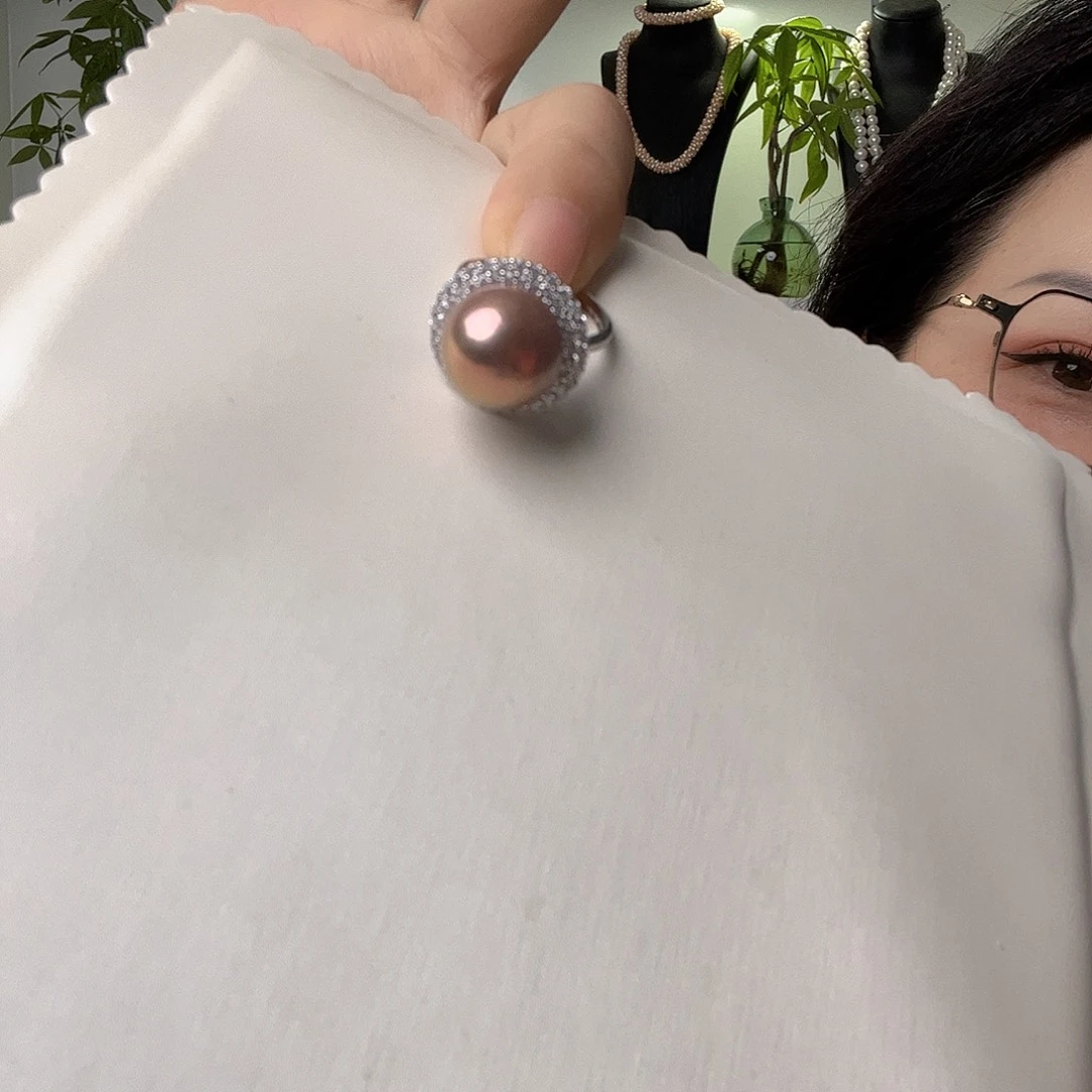 恩***咪戒指未镶嵌淡水珍珠