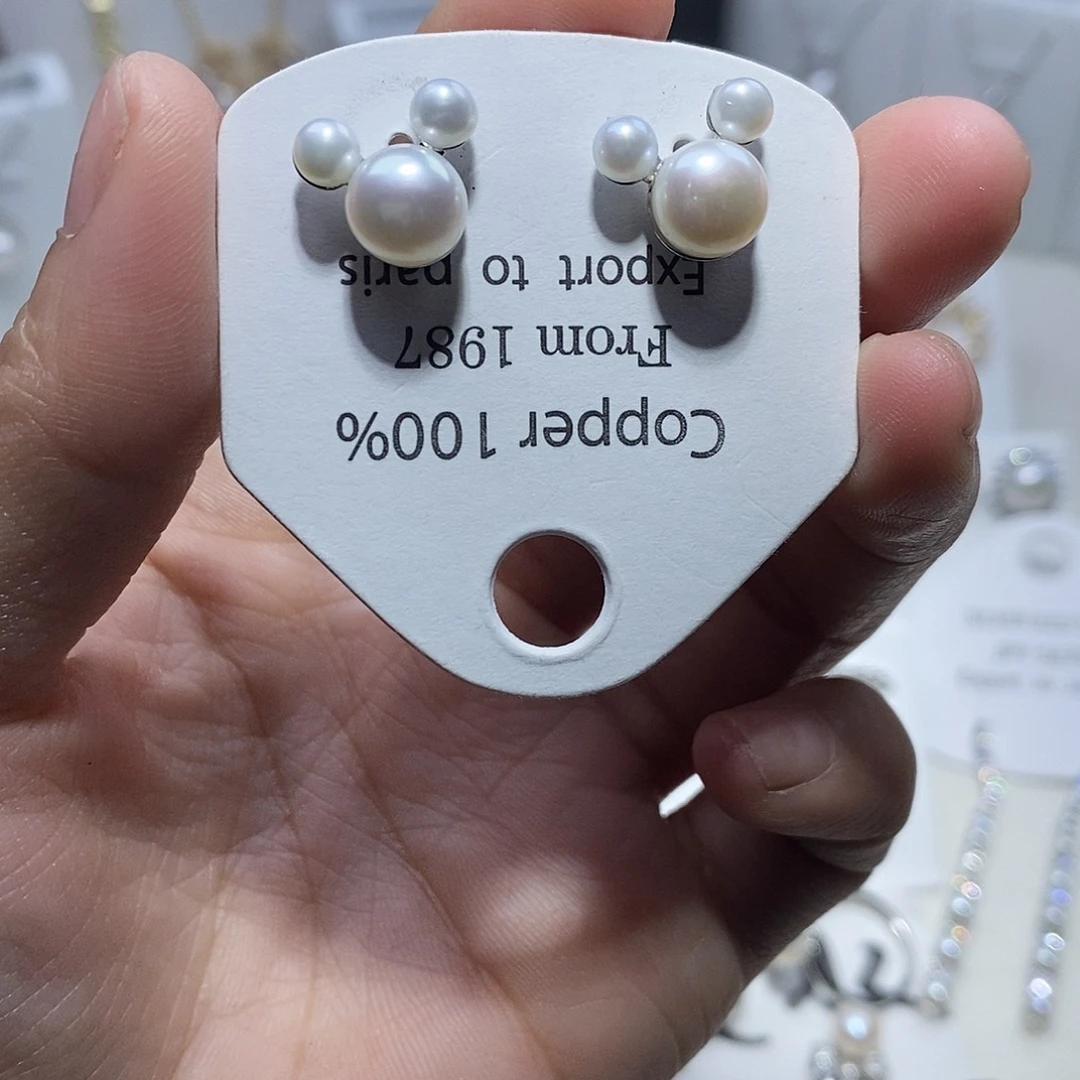 未镶嵌淡水珍珠耳饰