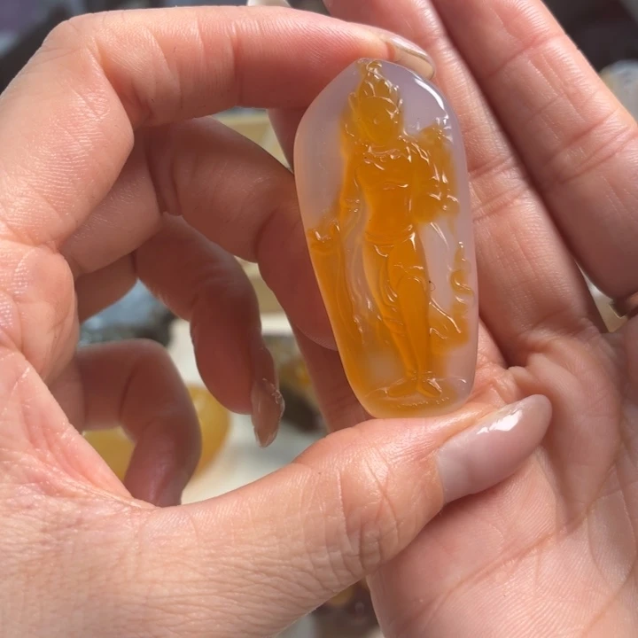 玛瑙/玉髓吊坠(不含链)未镶嵌
