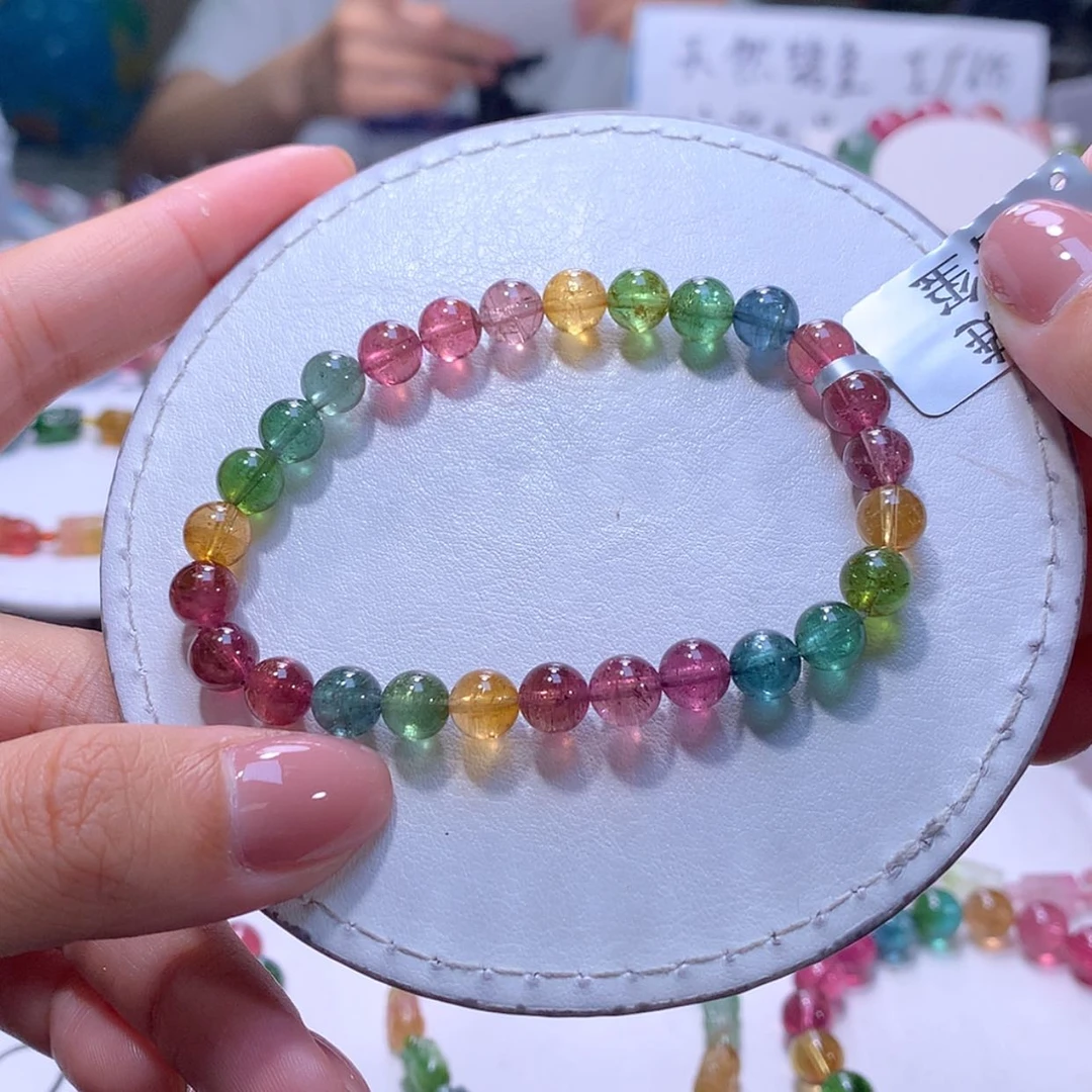 【闪购商品】未镶嵌手串碧玺7m