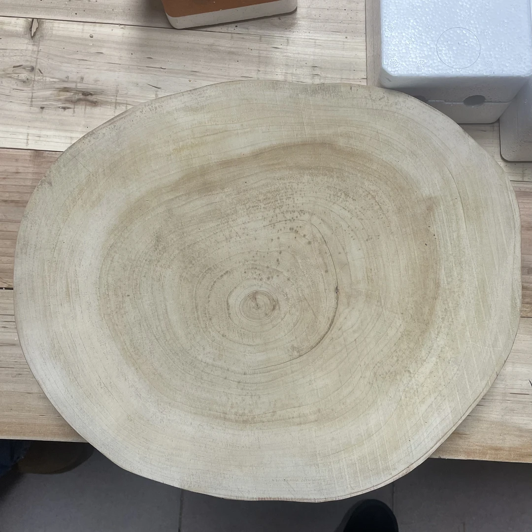 桦木菜墩 现选现拍  砧板 原木原切 圆形不规则 手工创意复古