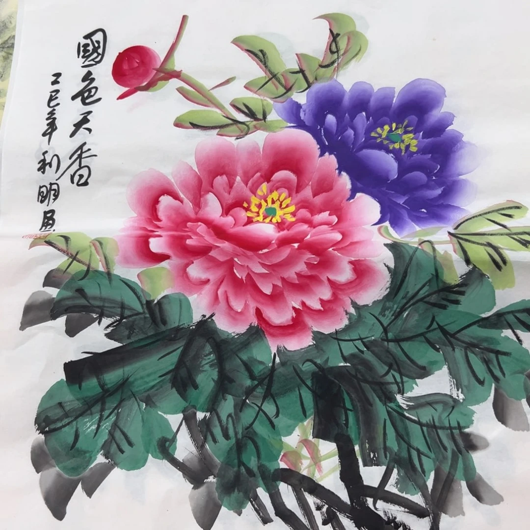 国画国画纯手绘作品