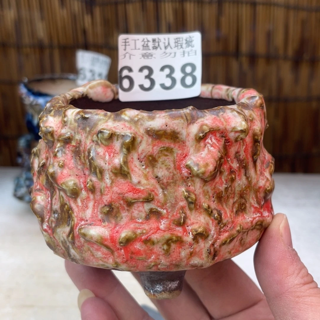 手工花盆默认瑕疵完美者勿拍
