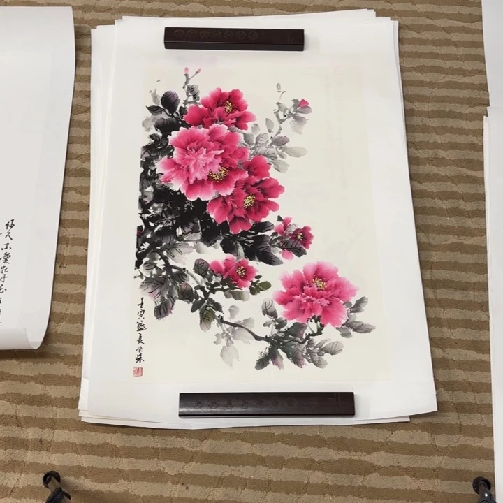 国画花鸟等多种形式