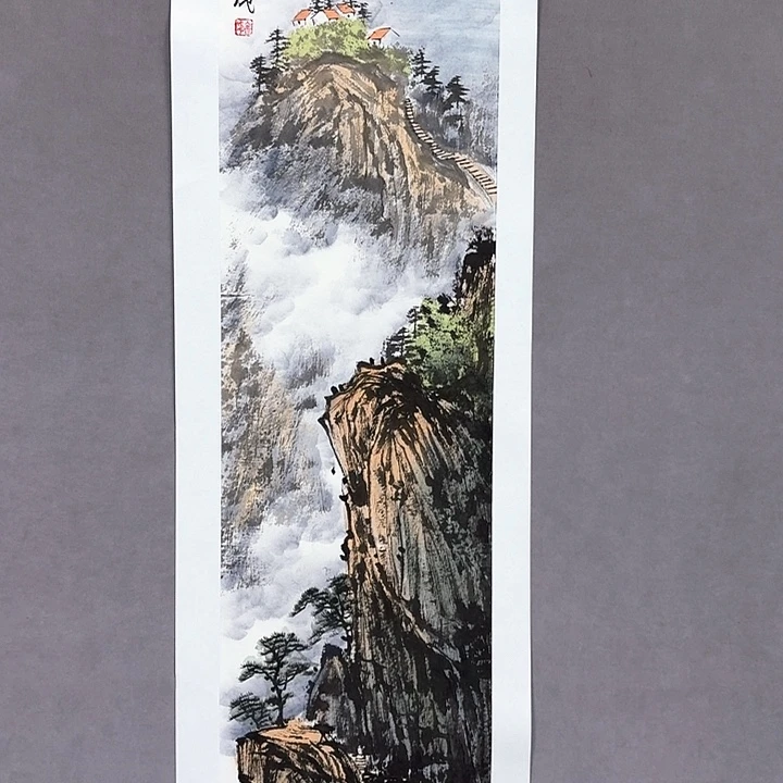 国画亲笔手绘放心去藏