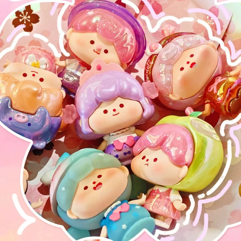 【拆盒】看编码童话樱花季系列萌粒盲盒