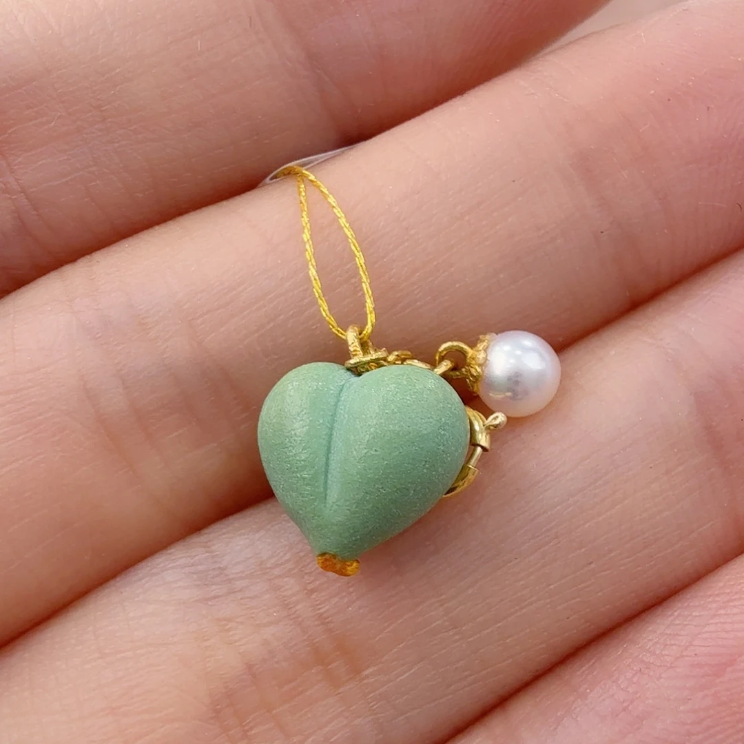 绿松石18K金镶嵌珠宝奇石