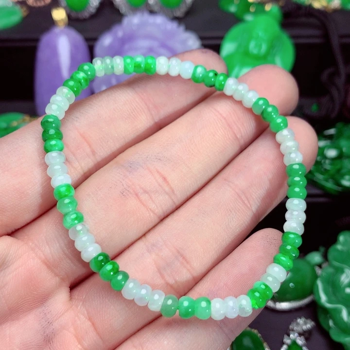 未镶嵌手链翡翠A货