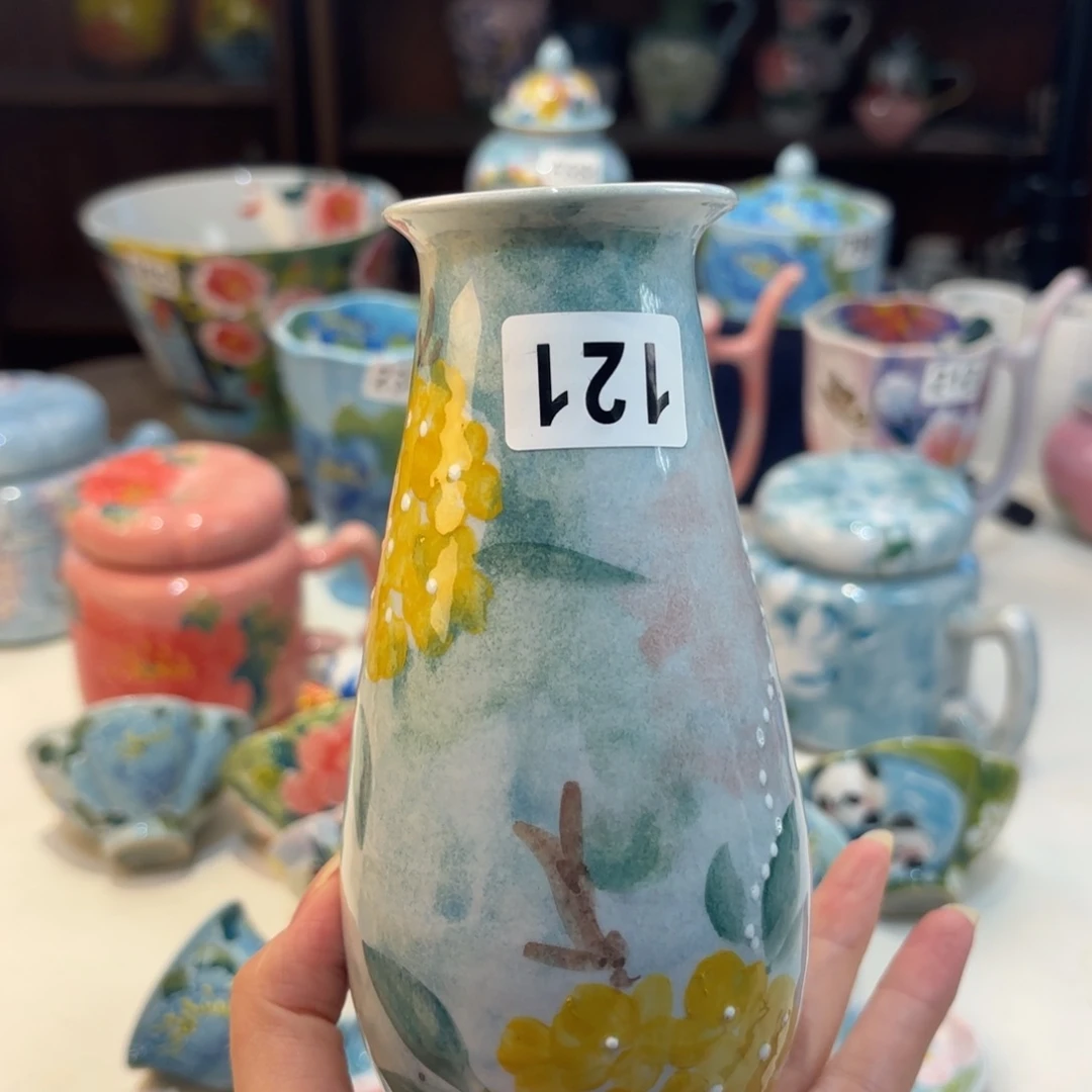 景德镇手绘高温釉下彩陶瓷茶具