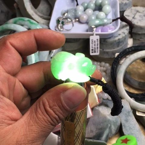 翡翠散珠天然翡翠