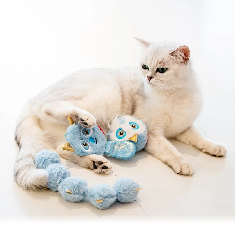 贵为GiGwi猫玩具逗猫棒毛绒铃铛逗猫老鼠宠物猫咪用品