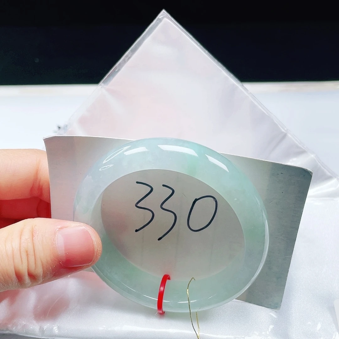 翡翠未镶嵌手镯52➕圈口