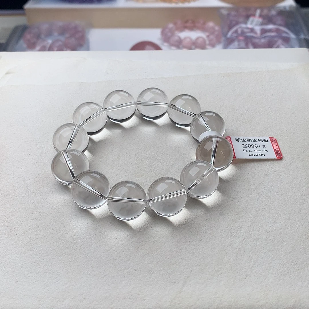 小***贝手串水晶未镶嵌白水晶