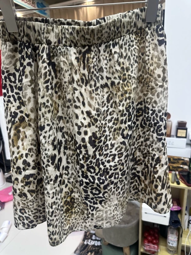 Nana娜娜家新款豹纹裙