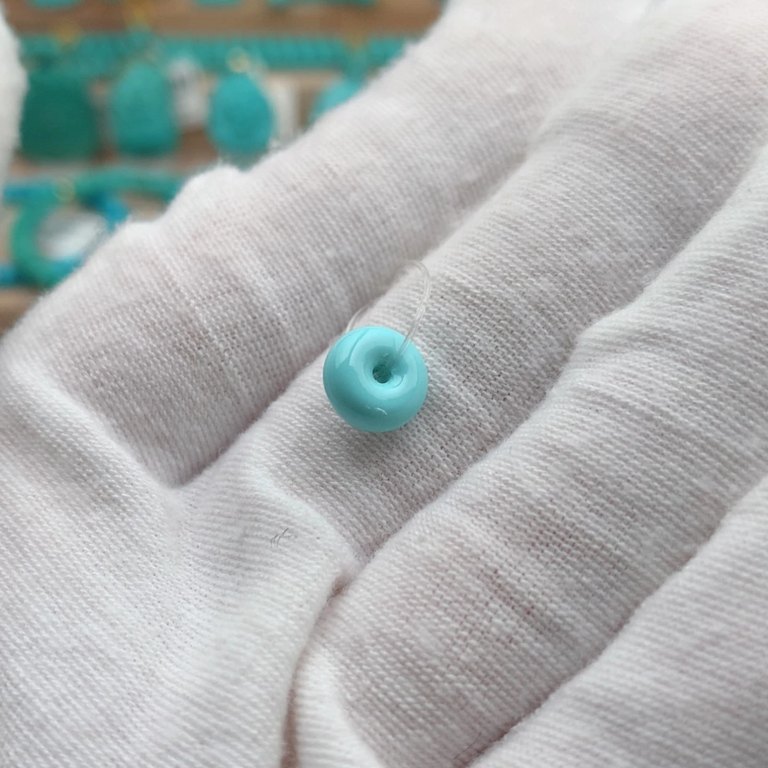 绿松石未镶嵌珠宝奇石8mm