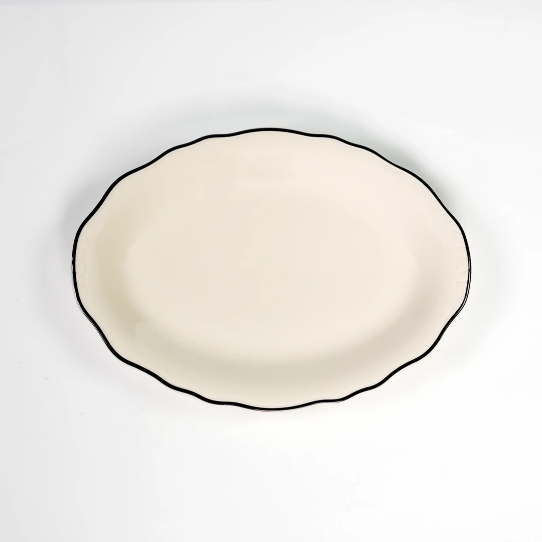 298 * 216 mmLF卡洛荷口椭圆盘 （多色0.82）1个