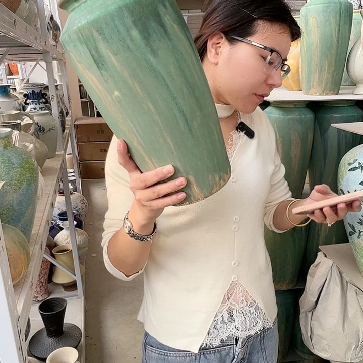 陶摆件景德镇陶瓷花瓶花器
