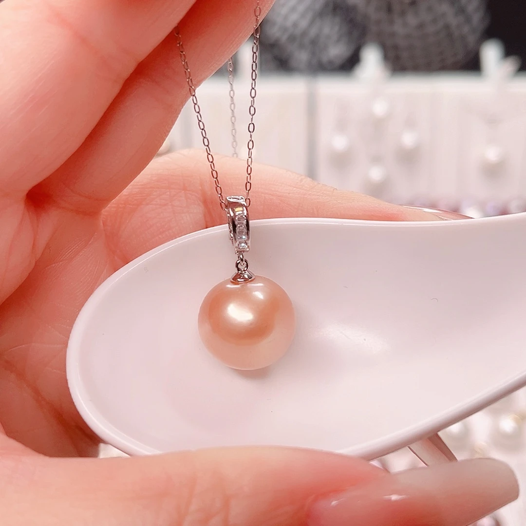 合金淡水珍珠吊坠(赠链)