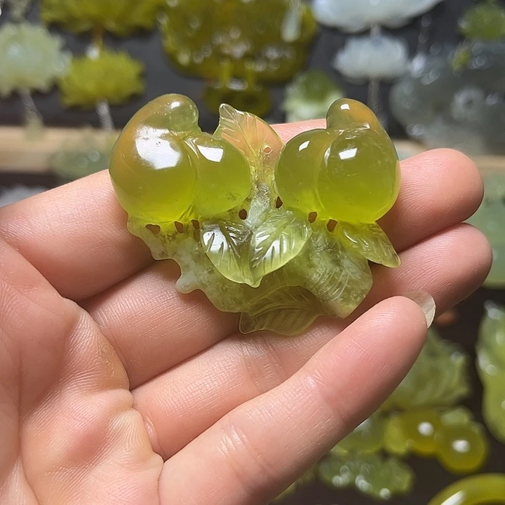 未镶嵌蛇纹石玉发饰