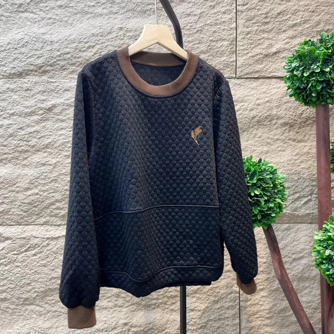 8385新款春秋休闲减龄时尚宽松长袖卫衣