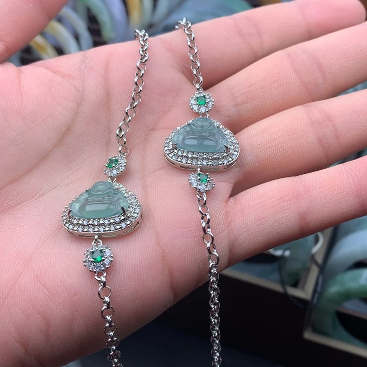 翡翠未镶嵌手链手链