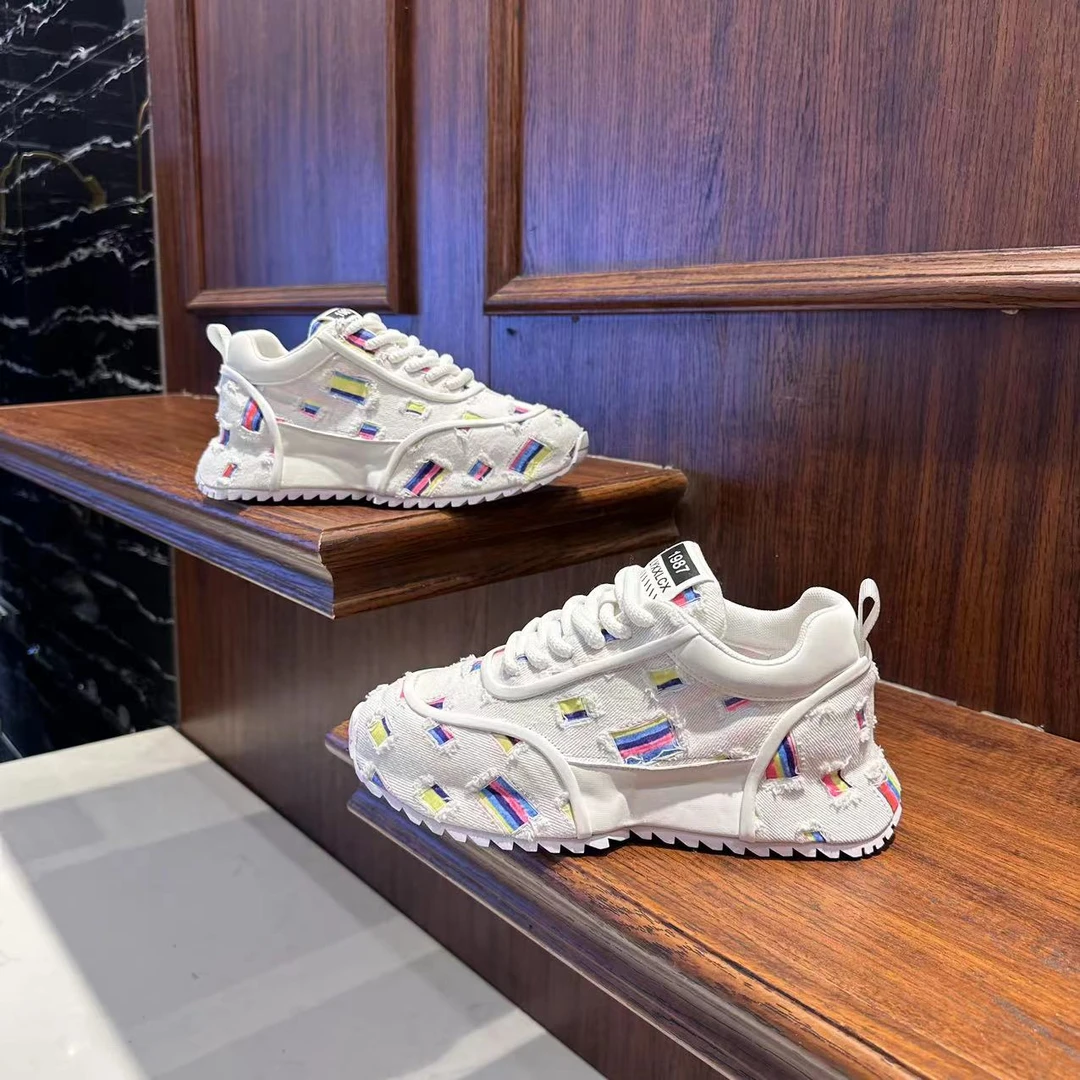 男鞋2025春季新款透气阿甘鞋时尚运动休闲鞋青春潮流爆款鞋子男