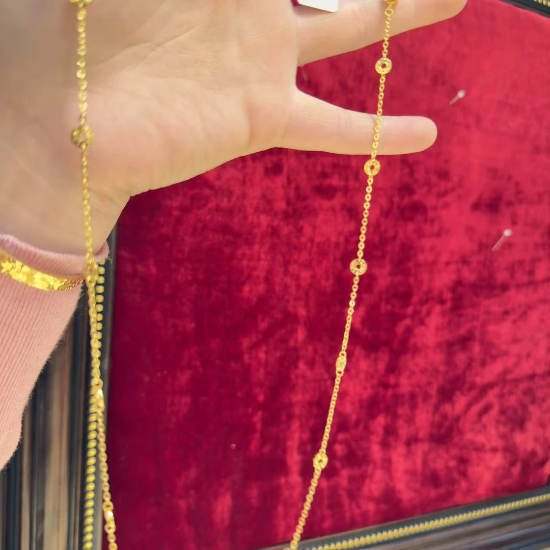 合金亚克力项链 103女款项链时尚款长链百搭简约