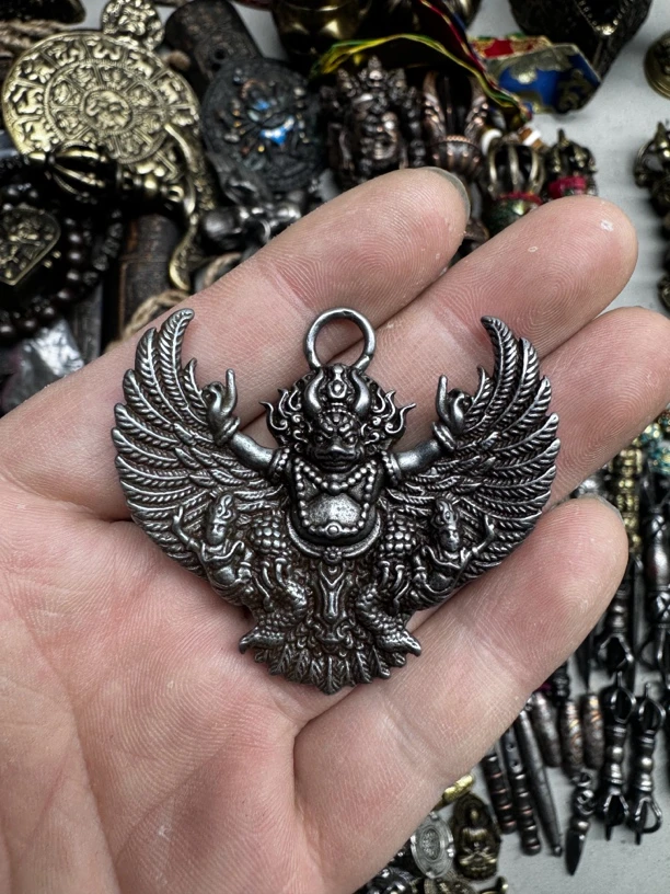 藏传天铁大鹏鸟挂件