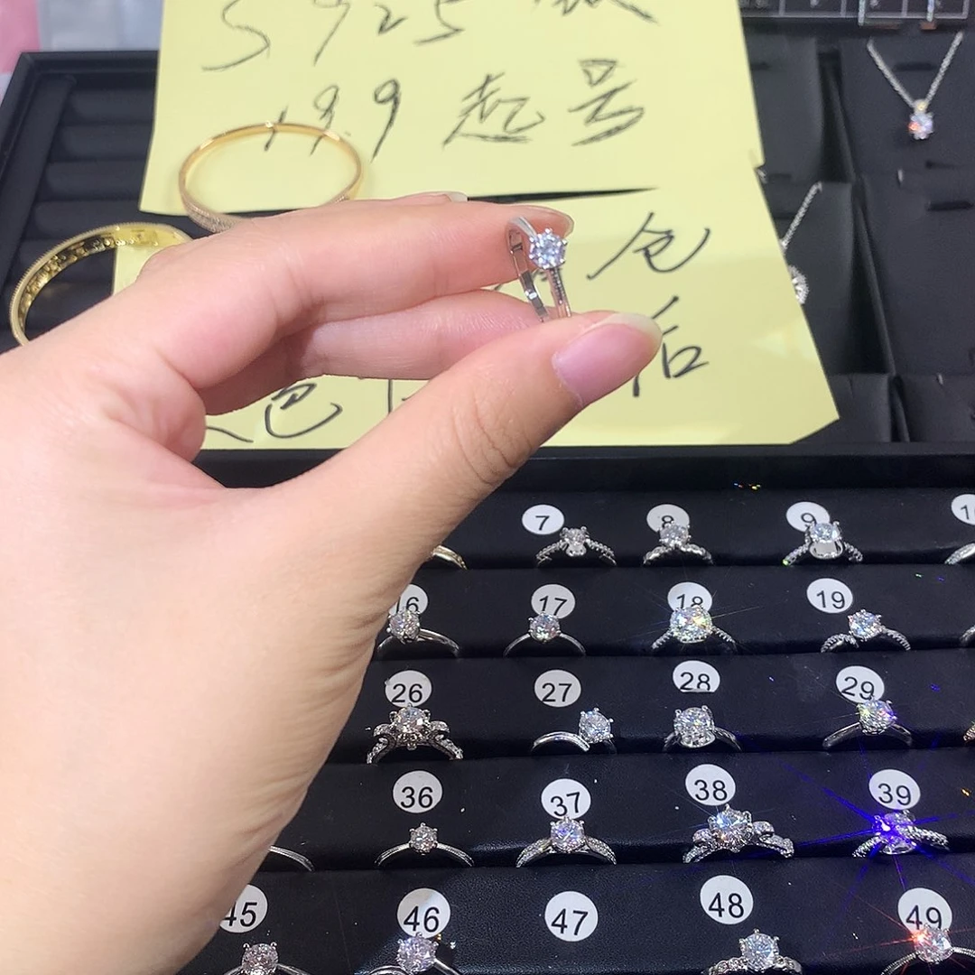 925银合成碳硅石丝带小蛮腰13