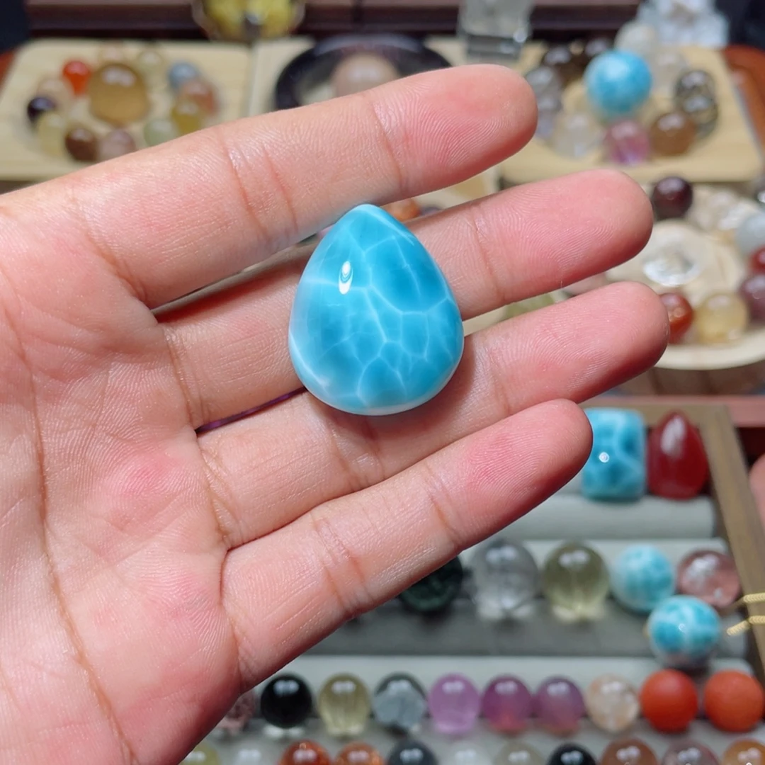****️未镶嵌针钠钙石（海纹石）吊坠(不含链)